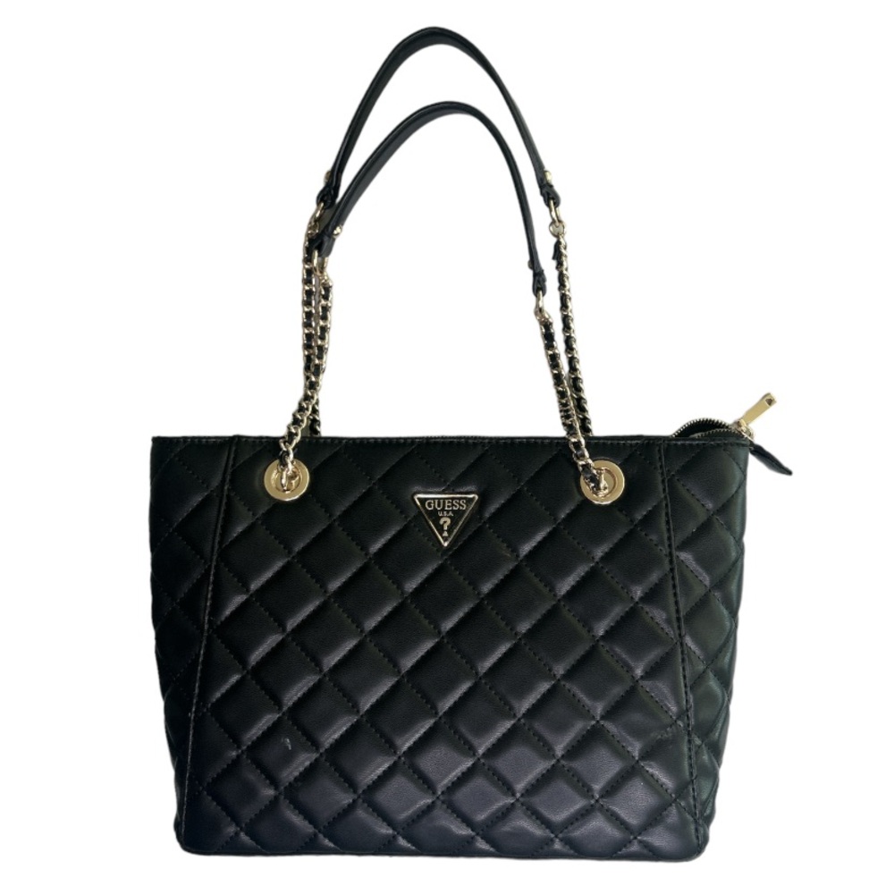 Guess Black Quilted Shoulder Bag